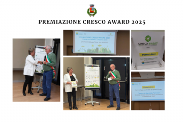 CRESCO AWARD 2025 – Premio Impresa Poste Italiane - Montaldo Torinese premiato per lo sviluppo sostenibile dei piccoli comuni!