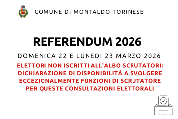 Scrutatori: dichiarazione di disponibilità per consultazioni referendarie del 22 e 23 marzo 2026 